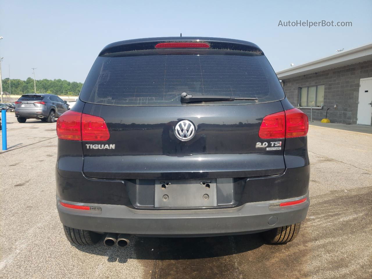 2013 Volkswagen Tiguan S Black vin: WVGBV7AX0DW504075