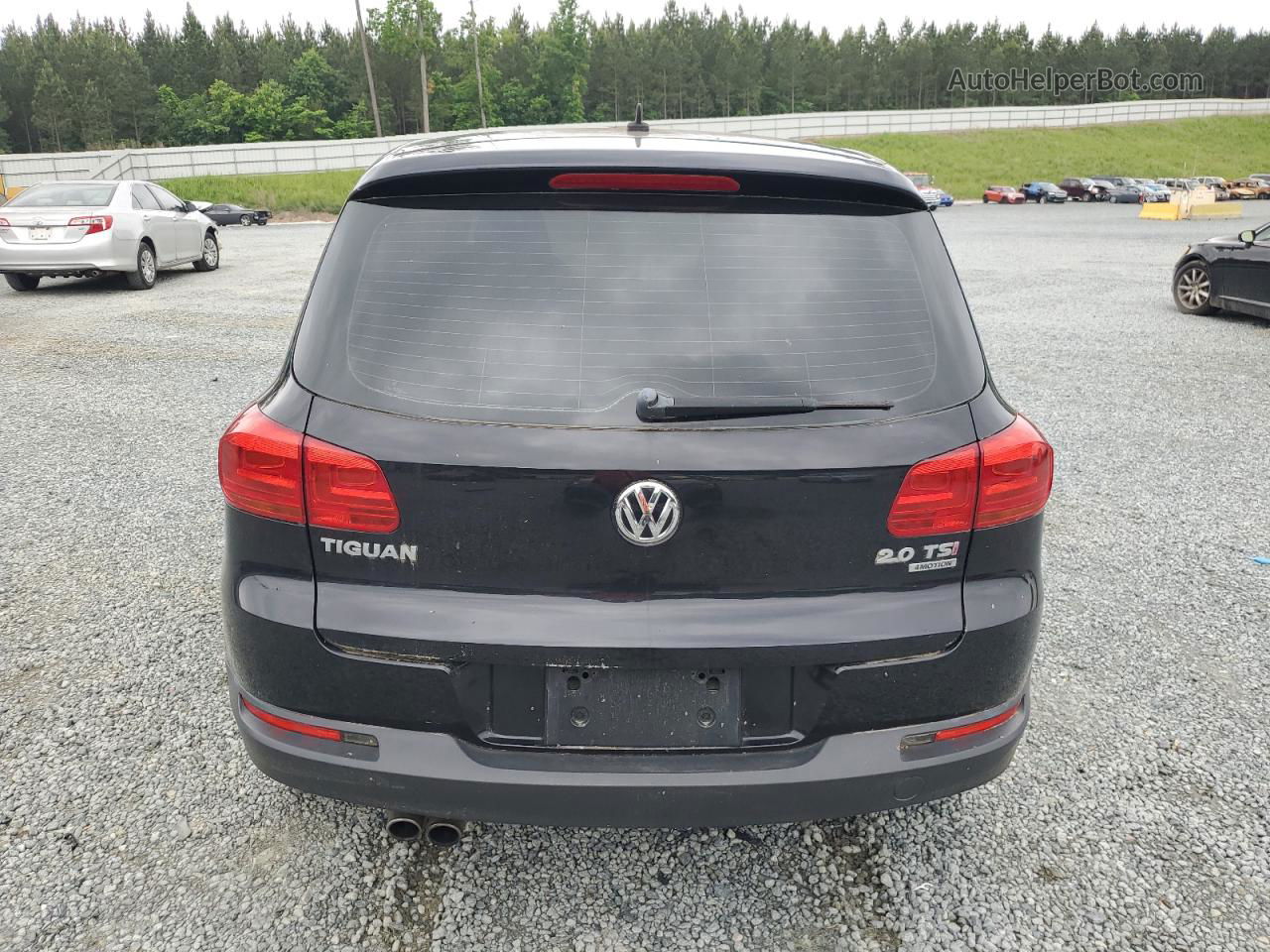 2013 Volkswagen Tiguan S Black vin: WVGBV7AX0DW504075