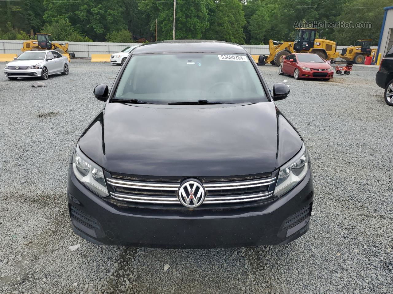 2013 Volkswagen Tiguan S Black vin: WVGBV7AX0DW504075