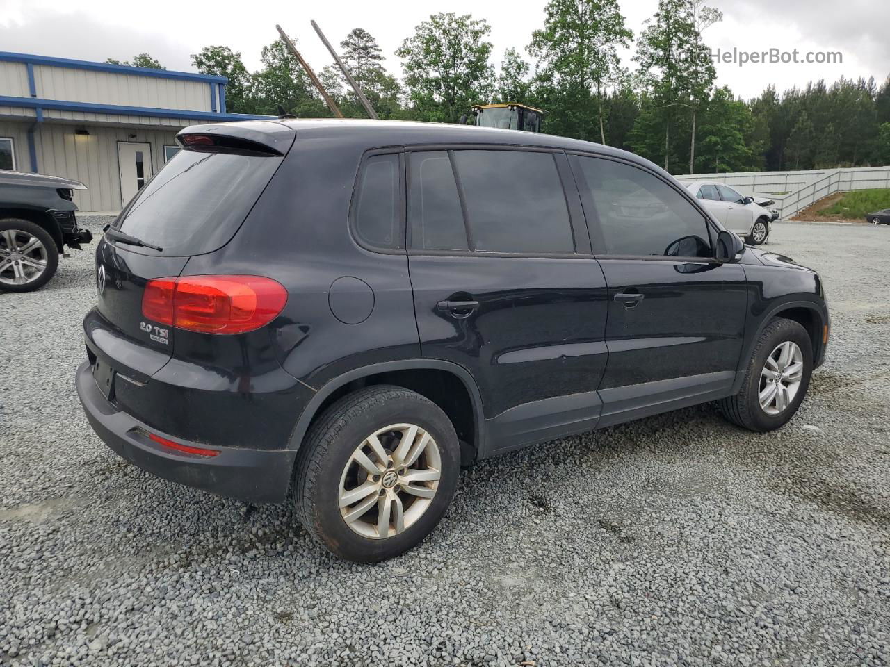 2013 Volkswagen Tiguan S Black vin: WVGBV7AX0DW504075