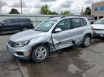 2016 Volkswagen Tiguan S Silver vin: WVGBV7AX0GW024607