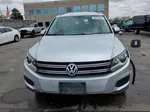 2016 Volkswagen Tiguan S Silver vin: WVGBV7AX0GW024607