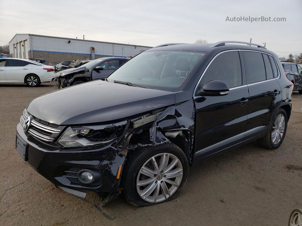 2016 Volkswagen Tiguan S Black vin: WVGBV7AX0GW508311