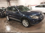 2016 Volkswagen Tiguan Se Blue vin: WVGBV7AX0GW526436