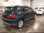 2016 Volkswagen Tiguan Se Blue vin: WVGBV7AX0GW526436