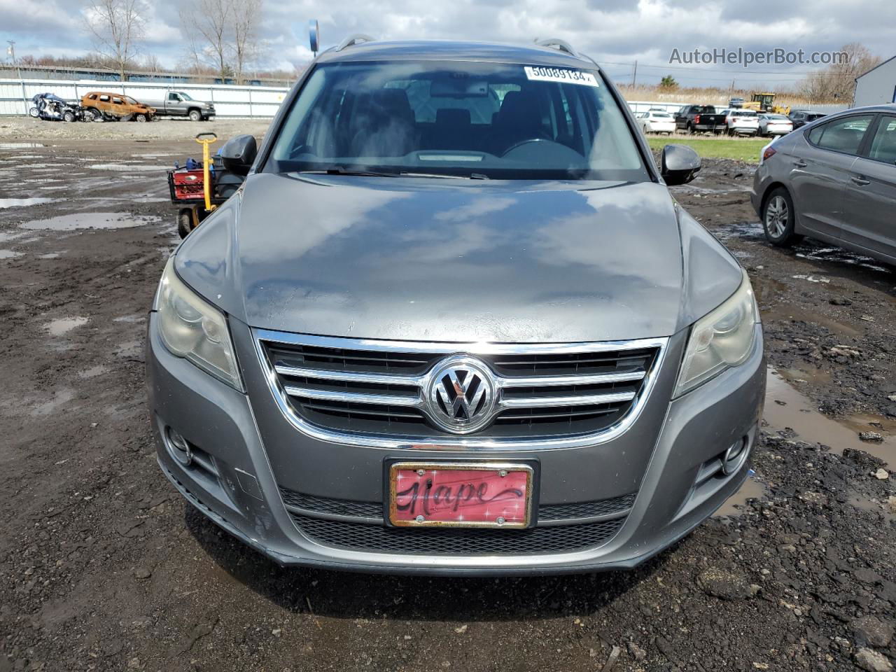 2010 Volkswagen Tiguan Se Gray vin: WVGBV7AX1AW001019