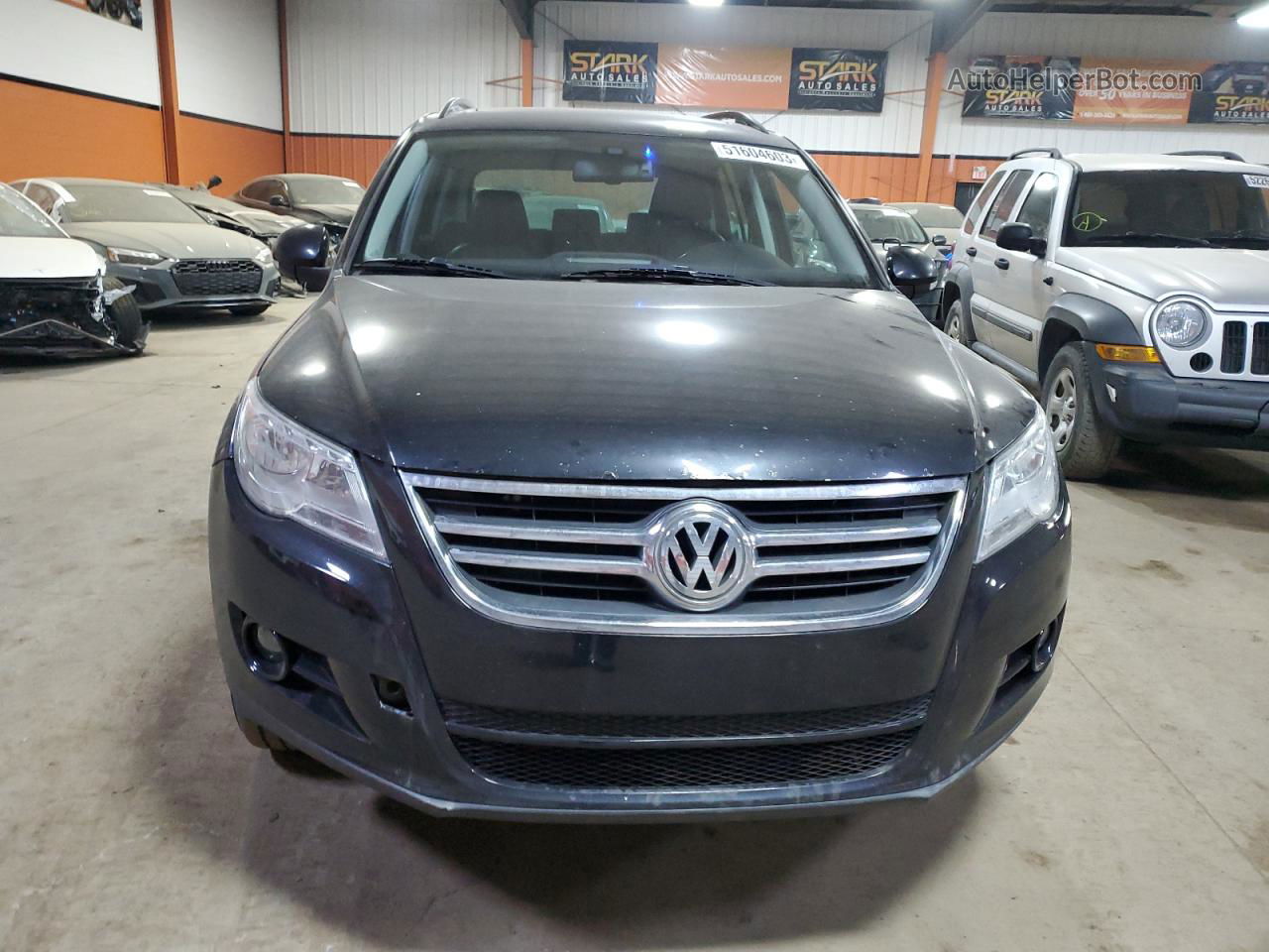 2010 Volkswagen Tiguan Se Black vin: WVGBV7AX1AW001943