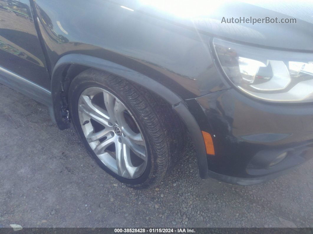 2013 Volkswagen Tiguan Sel Black vin: WVGBV7AX1DW537487