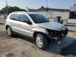 2013 Volkswagen Tiguan S Silver vin: WVGBV7AX1DW551423