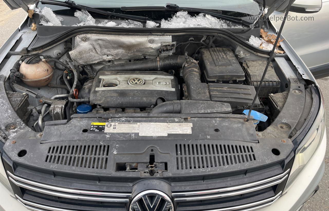 2013 Volkswagen Tiguan S Silver vin: WVGBV7AX1DW558193