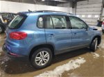 2017 Volkswagen Tiguan S Синий vin: WVGBV7AX1HK030232