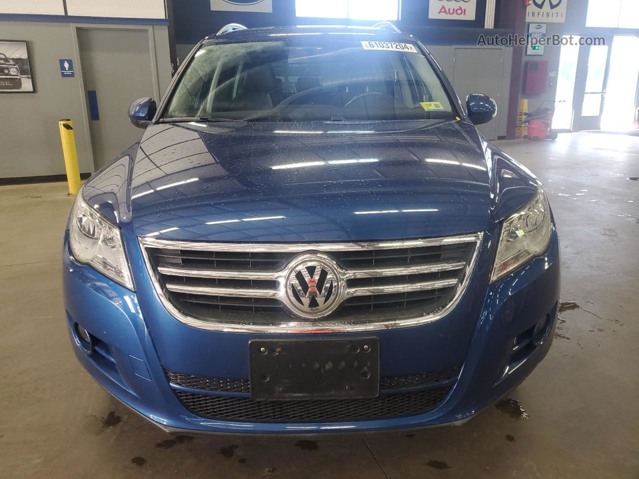 2010 Volkswagen Tiguan Se Blue vin: WVGBV7AX2AW003796