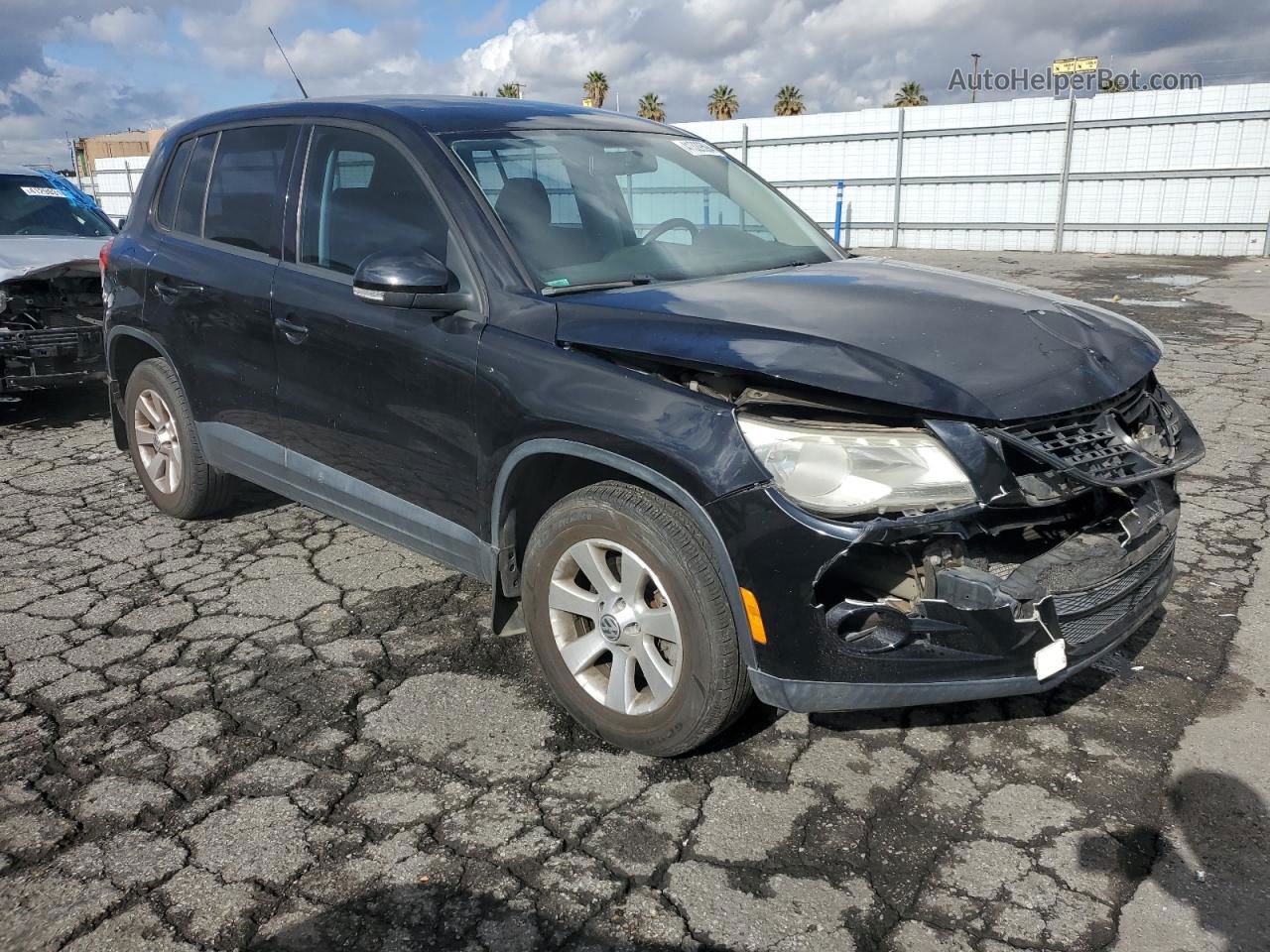 2010 Volkswagen Tiguan Se Black vin: WVGBV7AX2AW514215