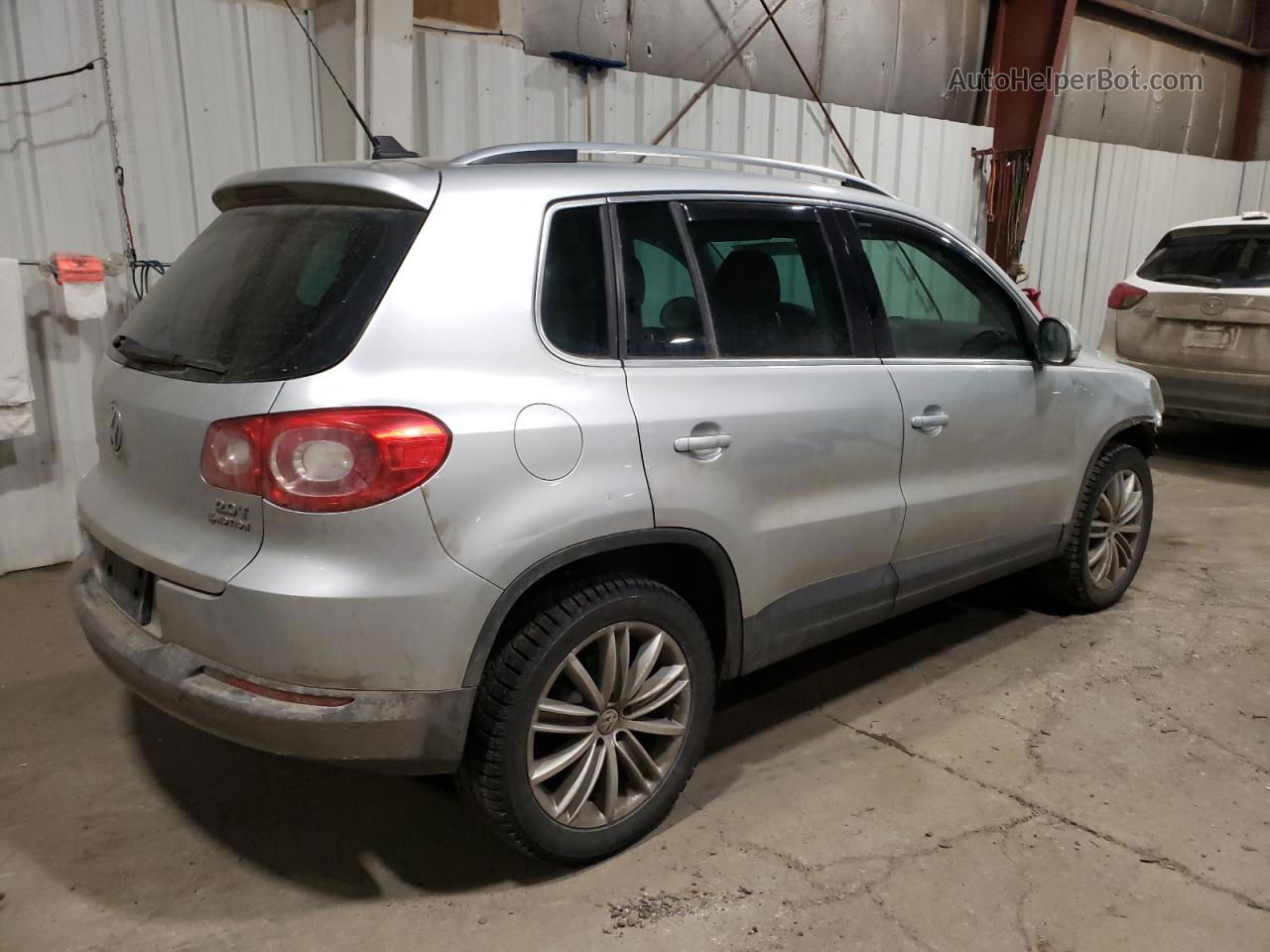 2010 Volkswagen Tiguan Se Silver vin: WVGBV7AX2AW522802