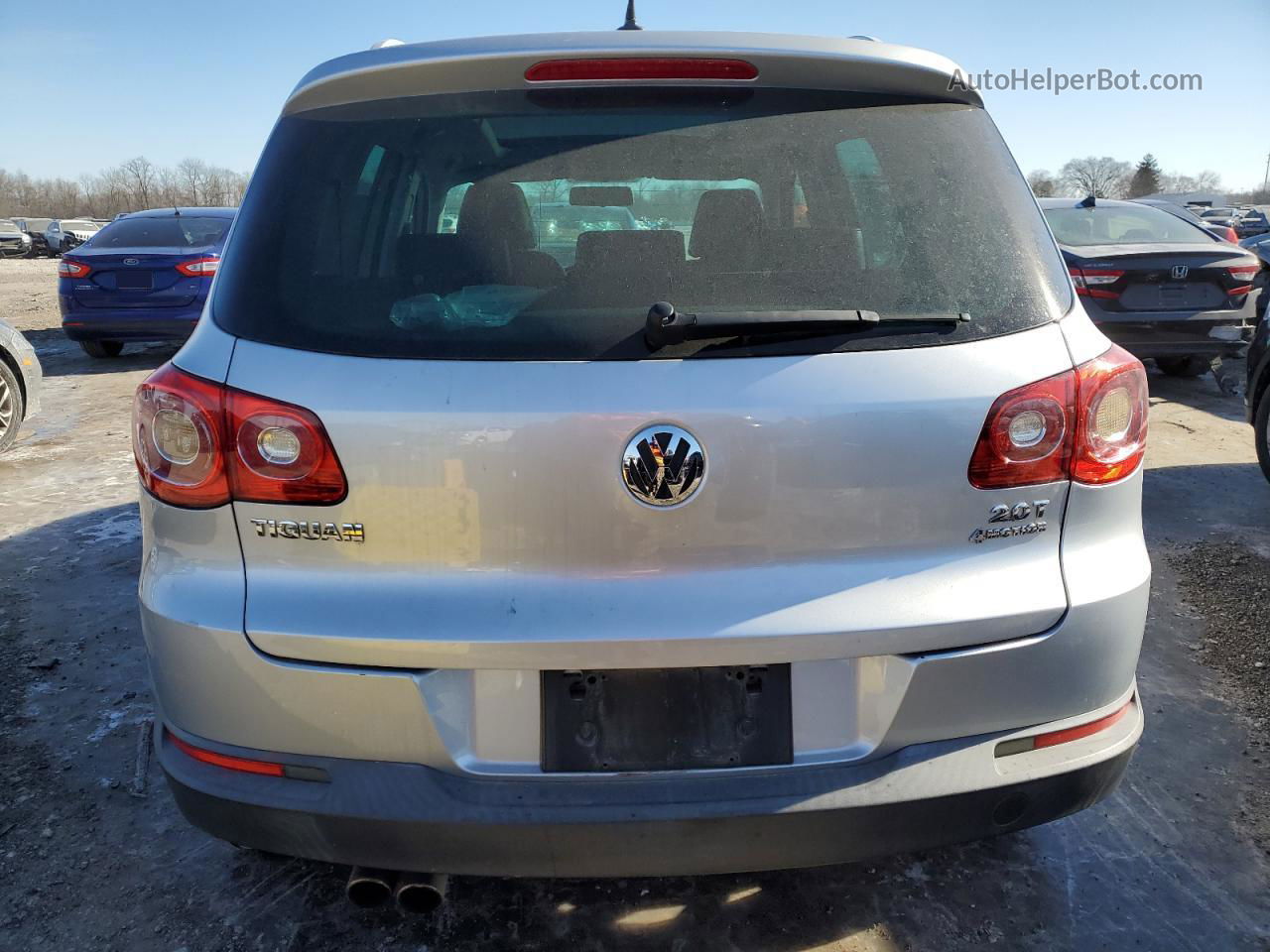 2010 Volkswagen Tiguan Se Серебряный vin: WVGBV7AX2AW536389