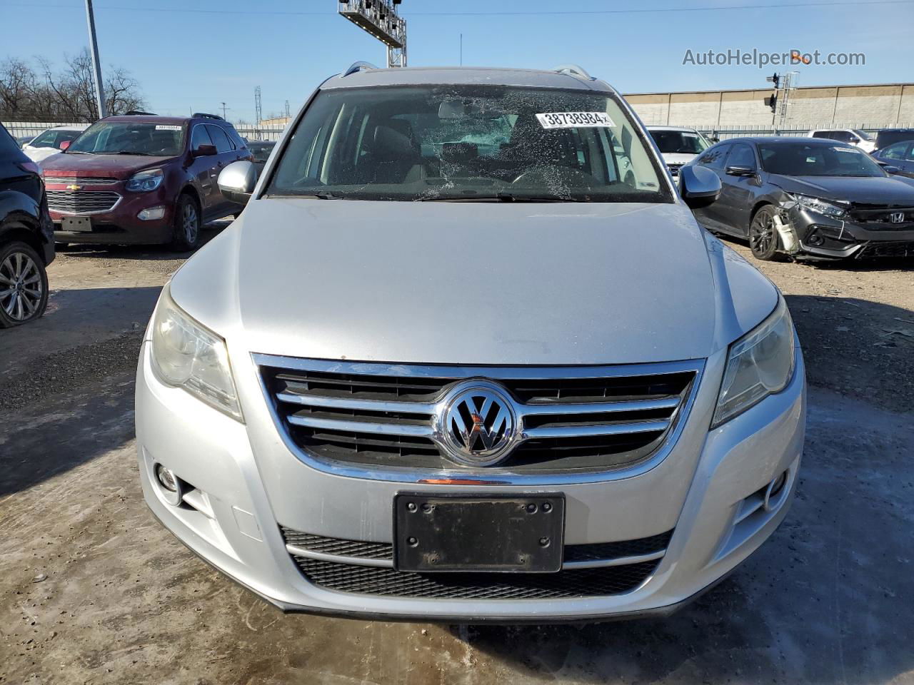 2010 Volkswagen Tiguan Se Серебряный vin: WVGBV7AX2AW536389