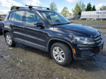 2016 Volkswagen Tiguan S Black vin: WVGBV7AX2GW567800