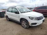 2016 Volkswagen Tiguan S White vin: WVGBV7AX2GW574696