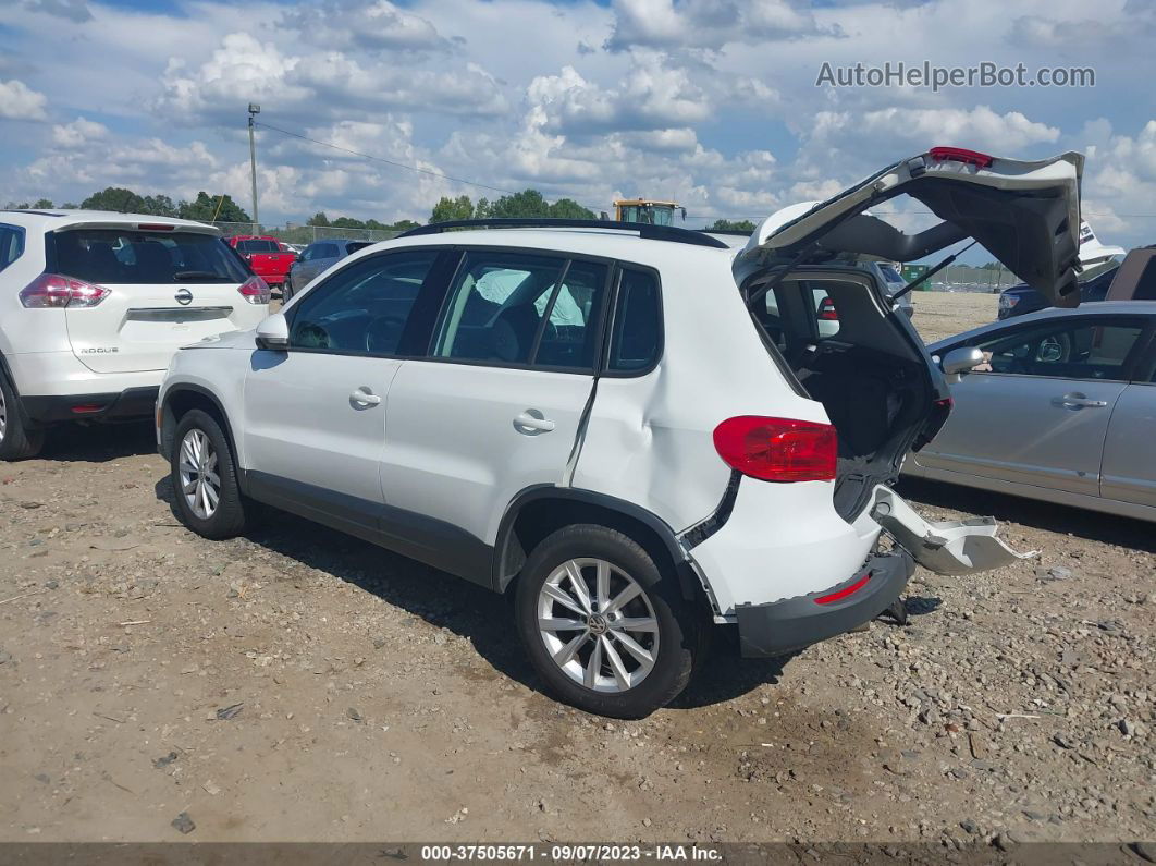 2017 Volkswagen Tiguan 2.0t/2.0t S Белый vin: WVGBV7AX2HK047136