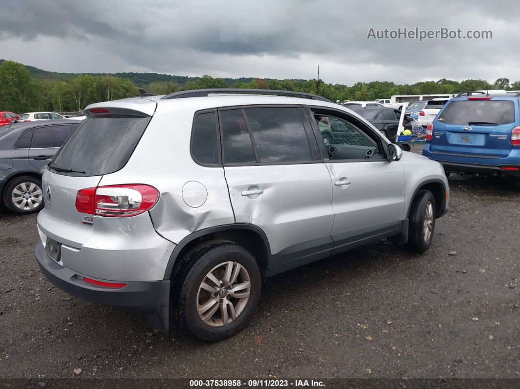 2017 Volkswagen Tiguan S Silver vin: WVGBV7AX2HW511812