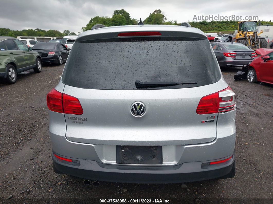 2017 Volkswagen Tiguan S Silver vin: WVGBV7AX2HW511812