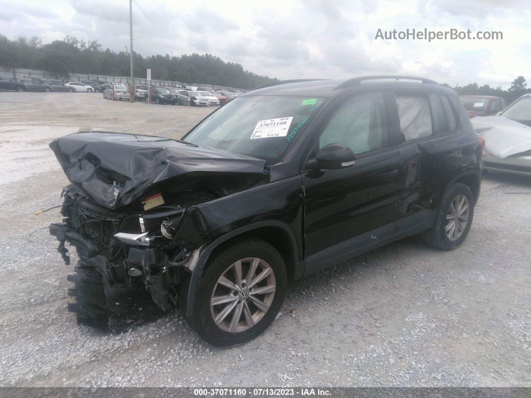 2018 Volkswagen Tiguan Limited   Black vin: WVGBV7AX2JK002123