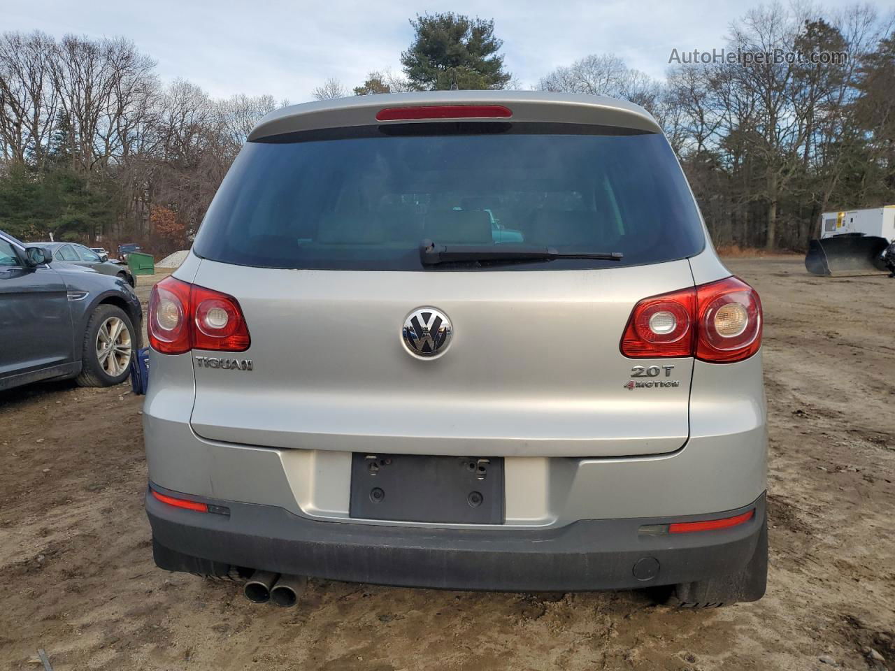 2010 Volkswagen Tiguan Se Silver vin: WVGBV7AX3AW000227