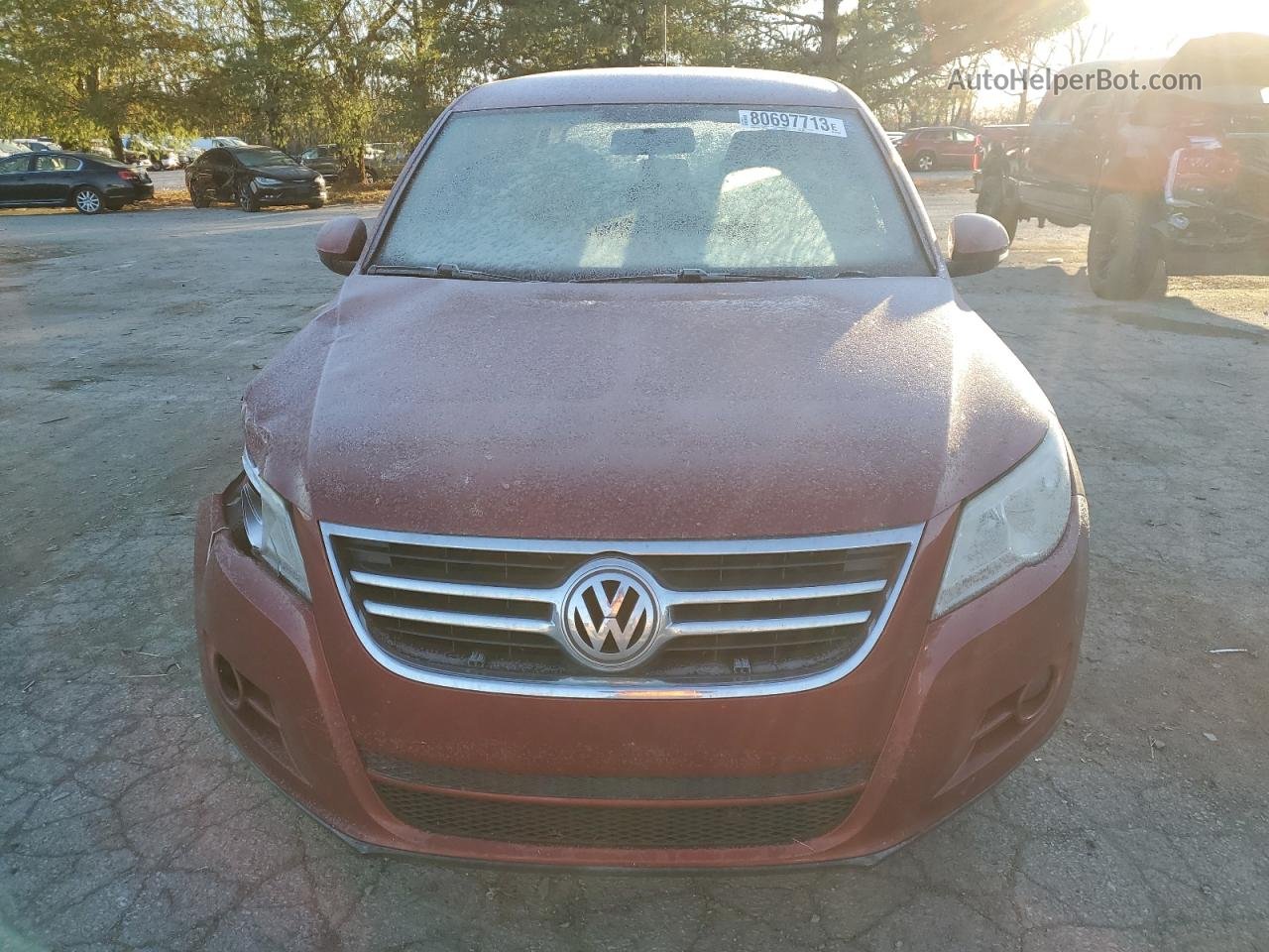2010 Volkswagen Tiguan Se Red vin: WVGBV7AX3AW003774