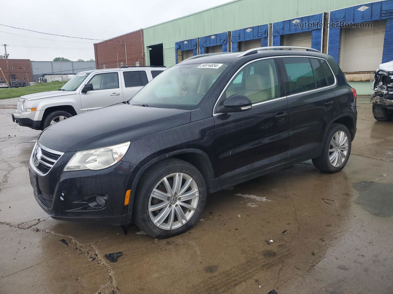 2010 Volkswagen Tiguan Se Черный vin: WVGBV7AX3AW502574