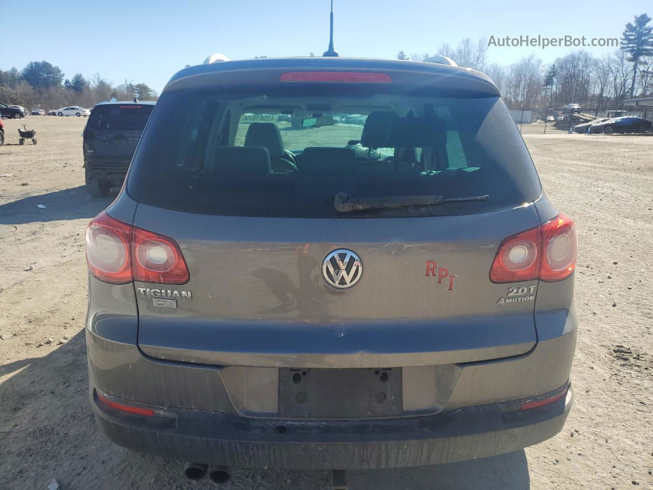 2010 Volkswagen Tiguan Se Gray vin: WVGBV7AX3AW511310