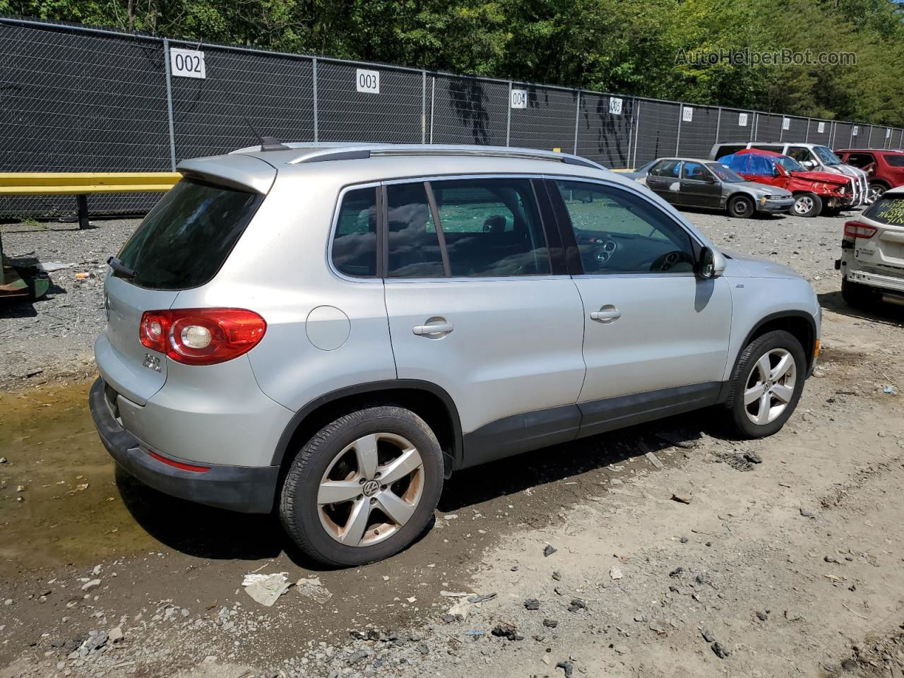 2010 Volkswagen Tiguan Se Silver vin: WVGBV7AX3AW523294