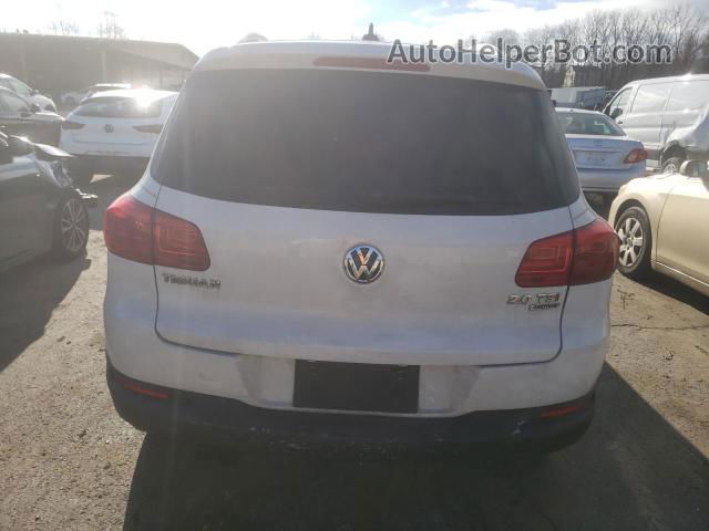 2013 Volkswagen Tiguan S White vin: WVGBV7AX3DW507889