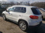 2013 Volkswagen Tiguan S White vin: WVGBV7AX3DW507889