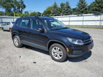 2016 Volkswagen Tiguan S Black vin: WVGBV7AX3GW010605