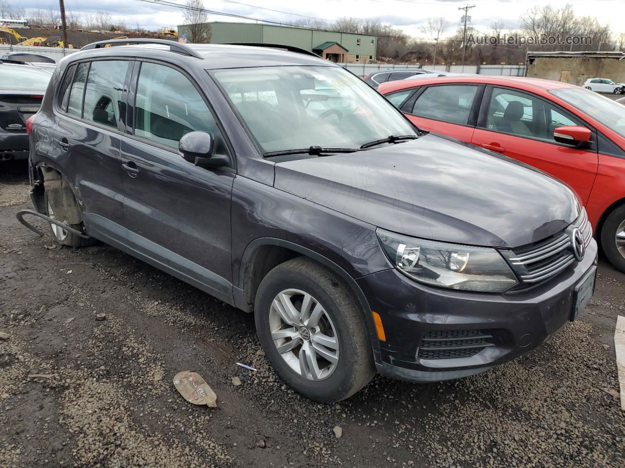 2016 Volkswagen Tiguan S Silver vin: WVGBV7AX3GW521957