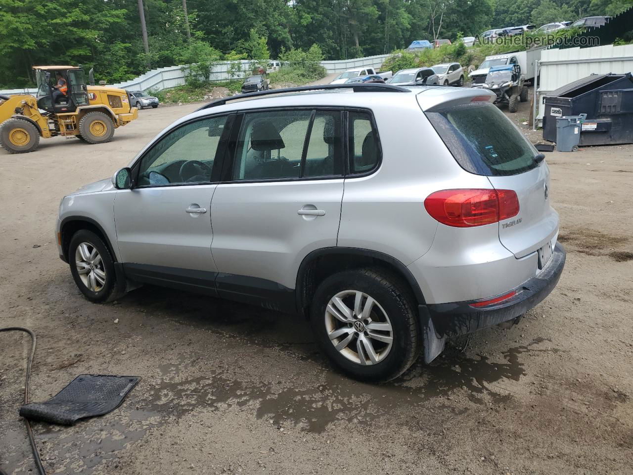 2016 Volkswagen Tiguan S Gray vin: WVGBV7AX3GW523319