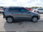 2016 Volkswagen Tiguan S Gray vin: WVGBV7AX3GW558443