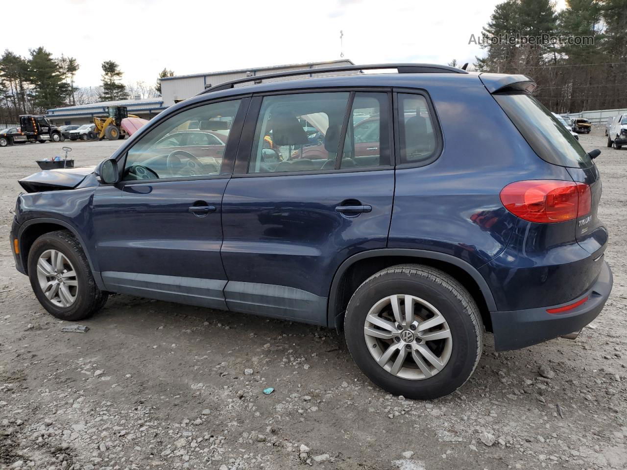 2016 Volkswagen Tiguan S Blue vin: WVGBV7AX3GW580572