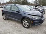 2016 Volkswagen Tiguan S Blue vin: WVGBV7AX3GW580572