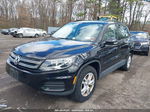 2016 Volkswagen Tiguan S Black vin: WVGBV7AX3GW594956