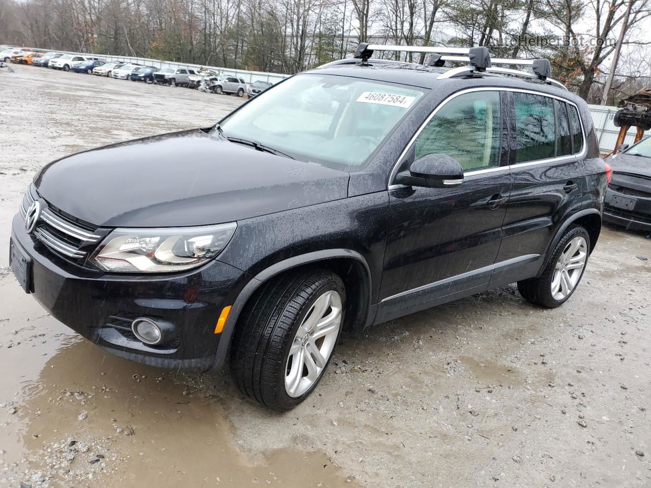 2016 Volkswagen Tiguan S Black vin: WVGBV7AX3GW615742