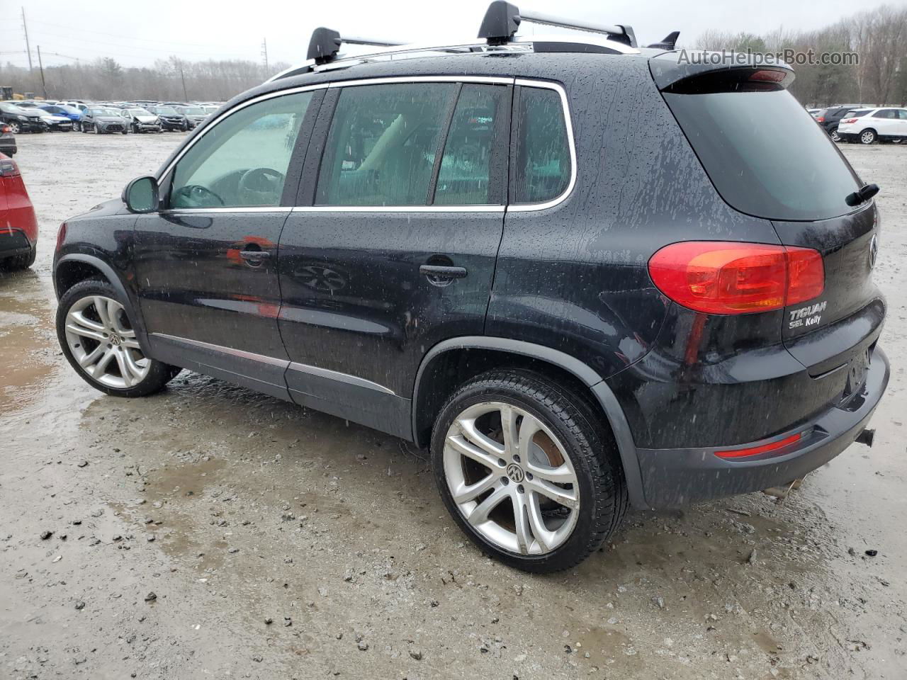 2016 Volkswagen Tiguan S Black vin: WVGBV7AX3GW615742