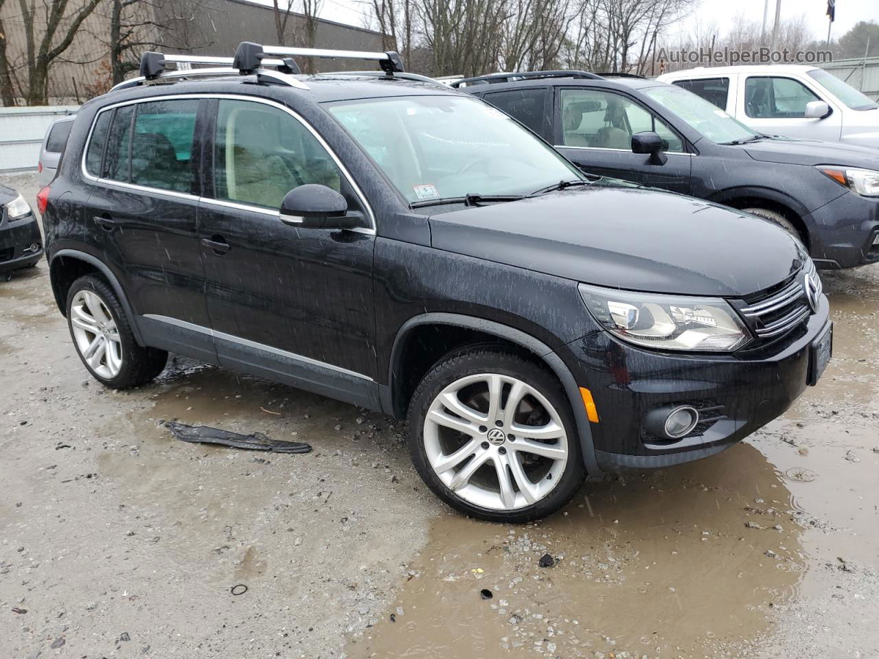 2016 Volkswagen Tiguan S Black vin: WVGBV7AX3GW615742