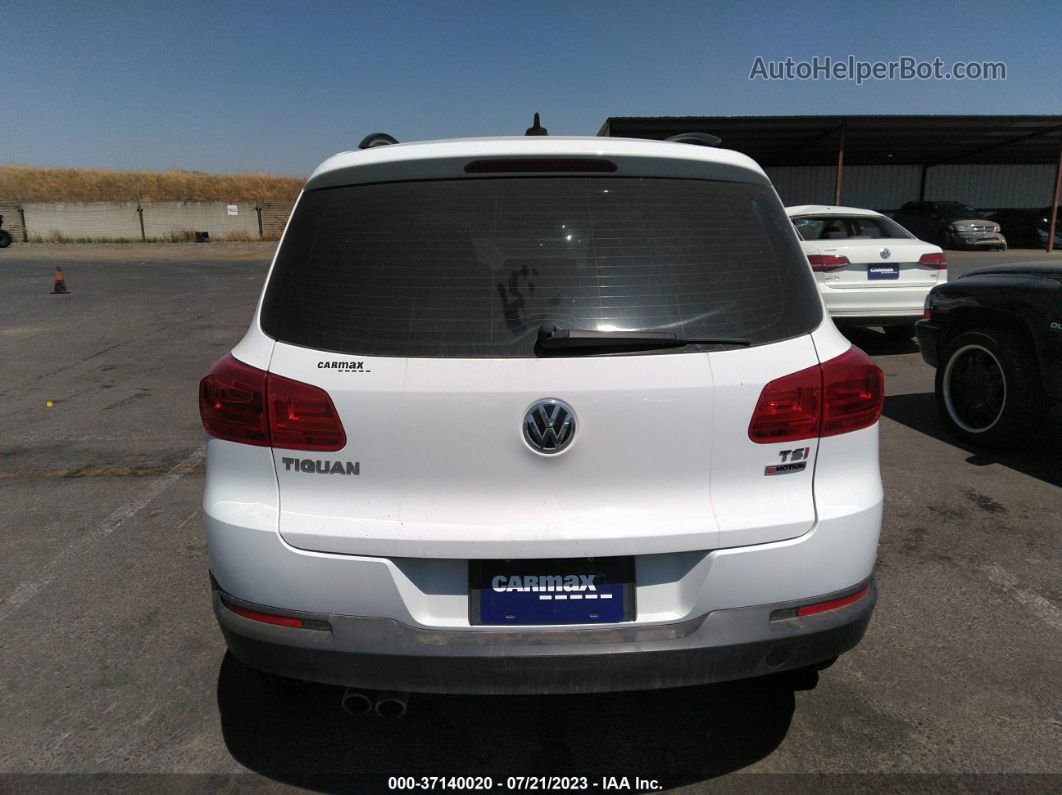 2017 Volkswagen Tiguan 2.0t/2.0t S White vin: WVGBV7AX3HK015621