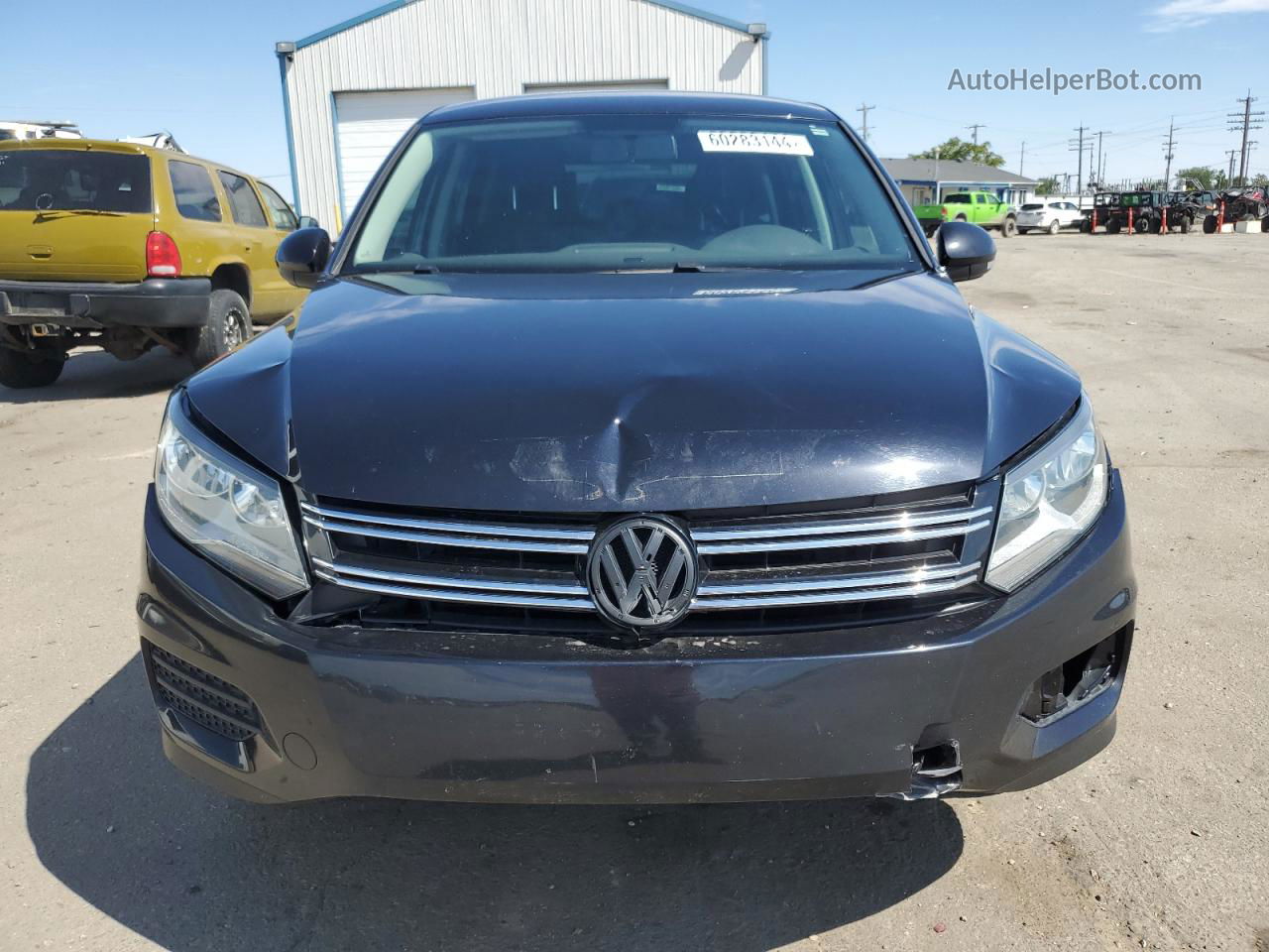 2017 Volkswagen Tiguan S Black vin: WVGBV7AX3HK052202