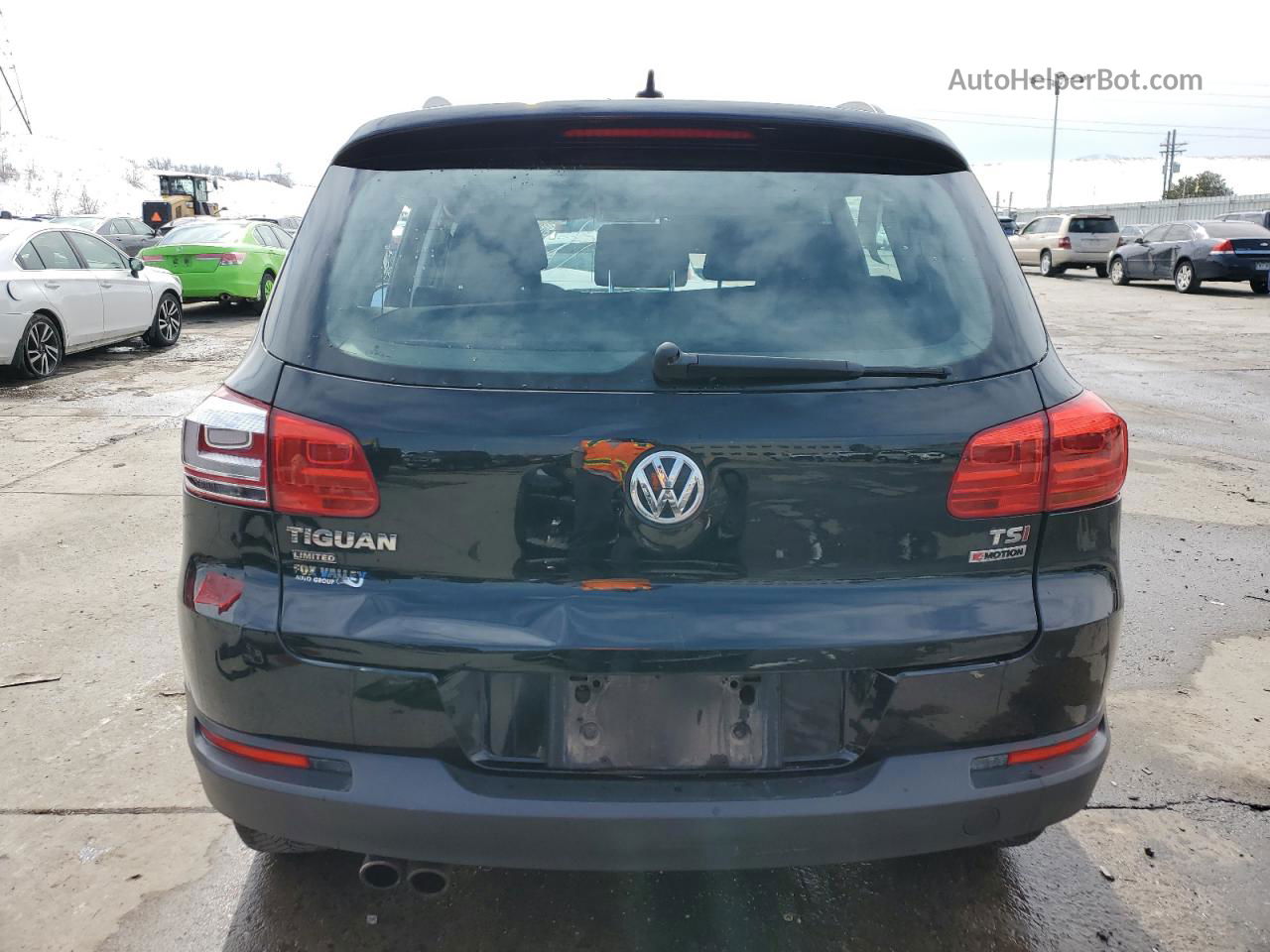 2018 Volkswagen Tiguan Limited  Black vin: WVGBV7AX3JK003992