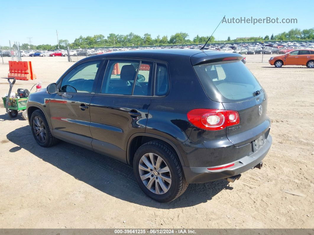 2010 Volkswagen Tiguan S Black vin: WVGBV7AX4AW523658