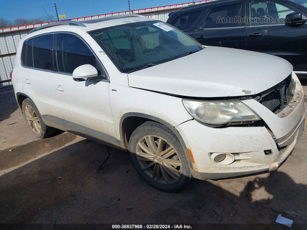 2010 Volkswagen Tiguan Wolfsburg Edition White vin: WVGBV7AX4AW537771