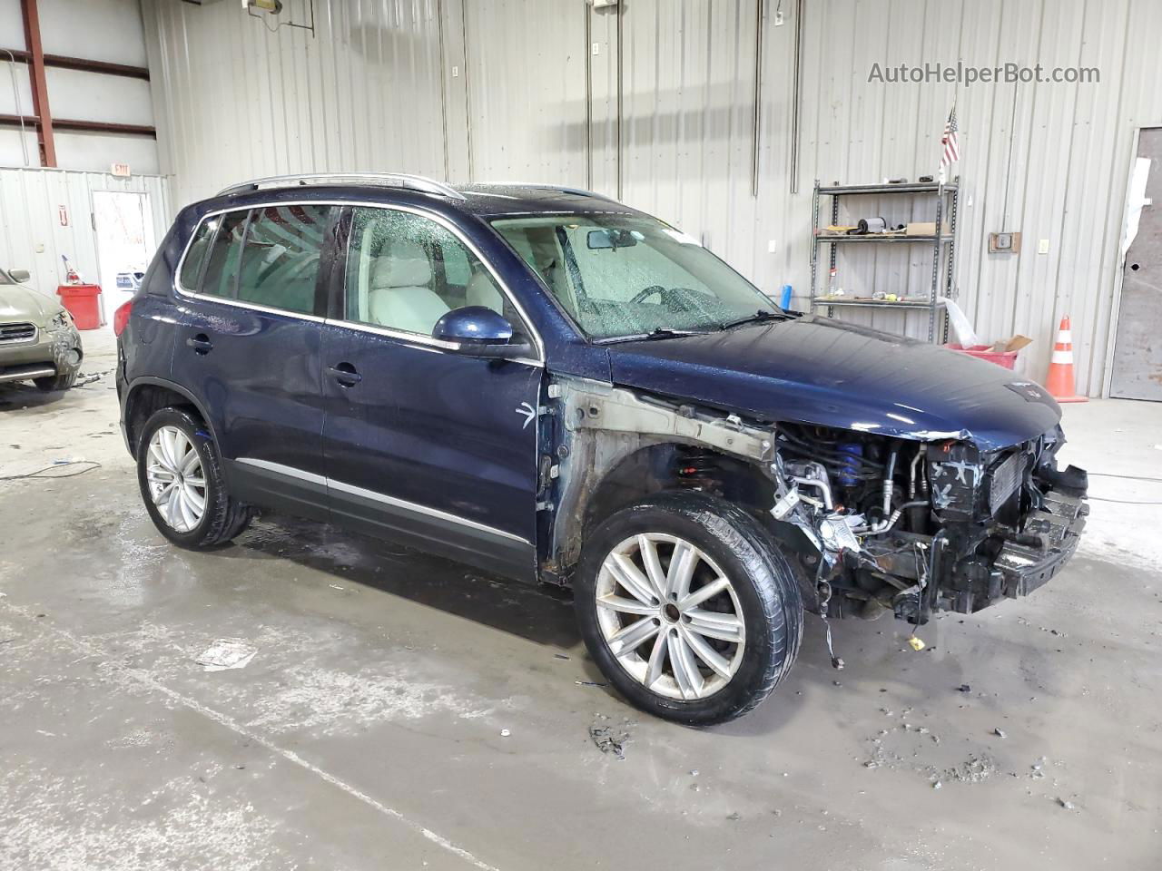 2013 Volkswagen Tiguan S Purple vin: WVGBV7AX4DW537371