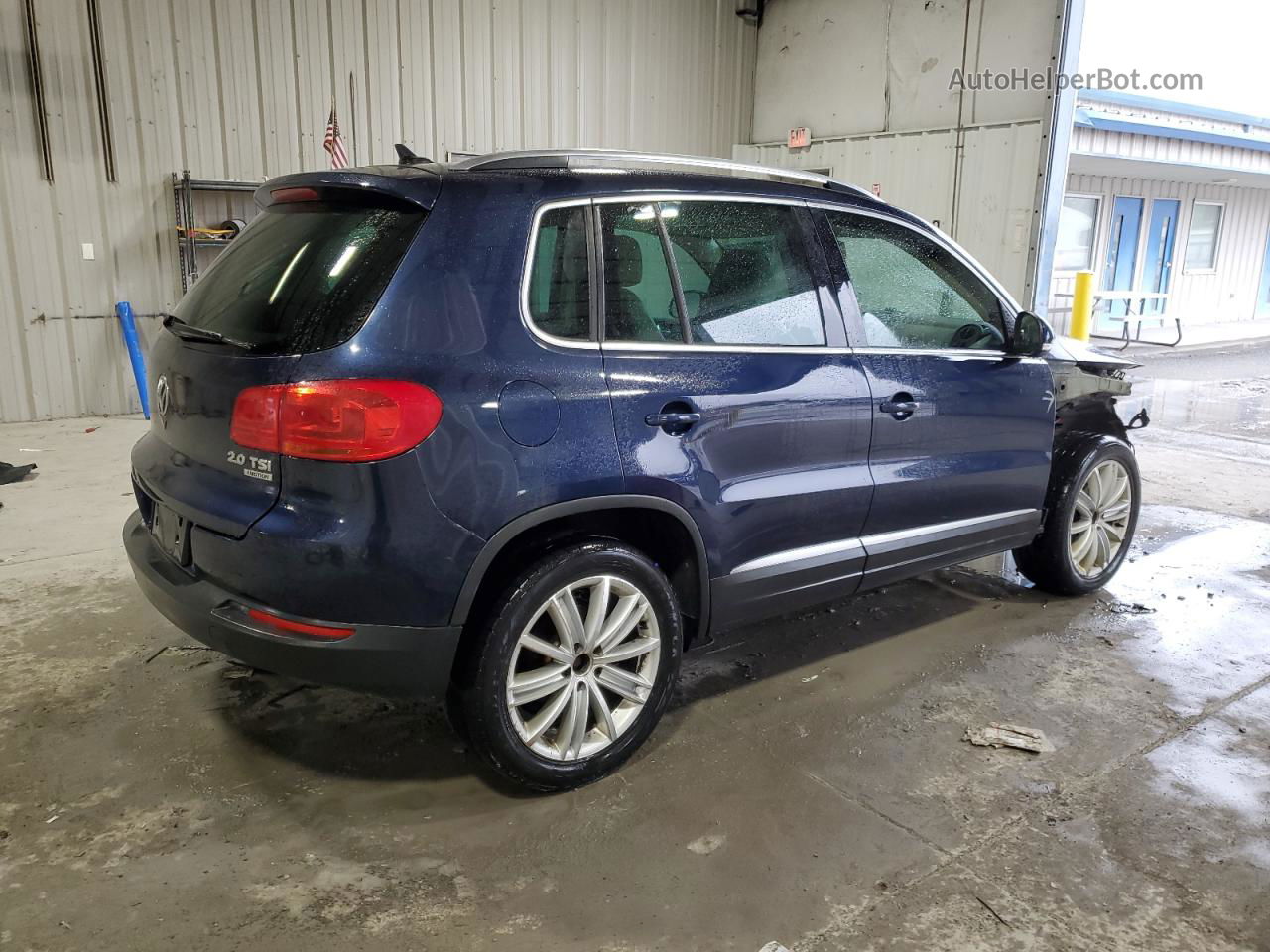 2013 Volkswagen Tiguan S Purple vin: WVGBV7AX4DW537371